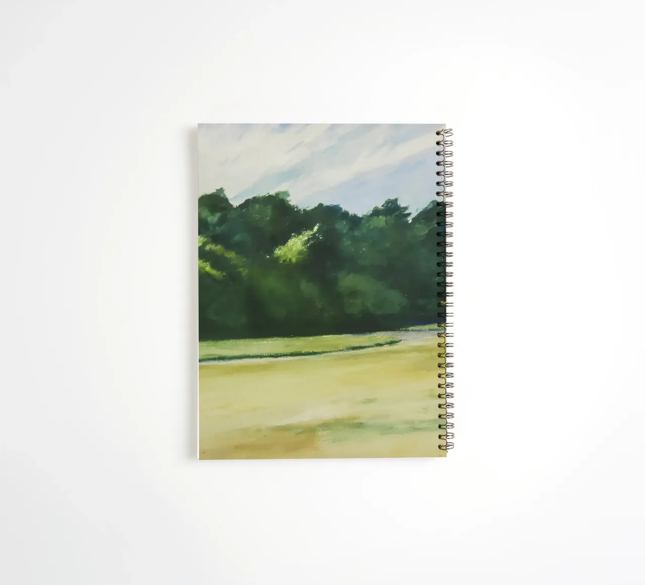 Hopper's "Mass of Trees at Eastham" - American Realism & Nat spiral notebook by NorwesClub