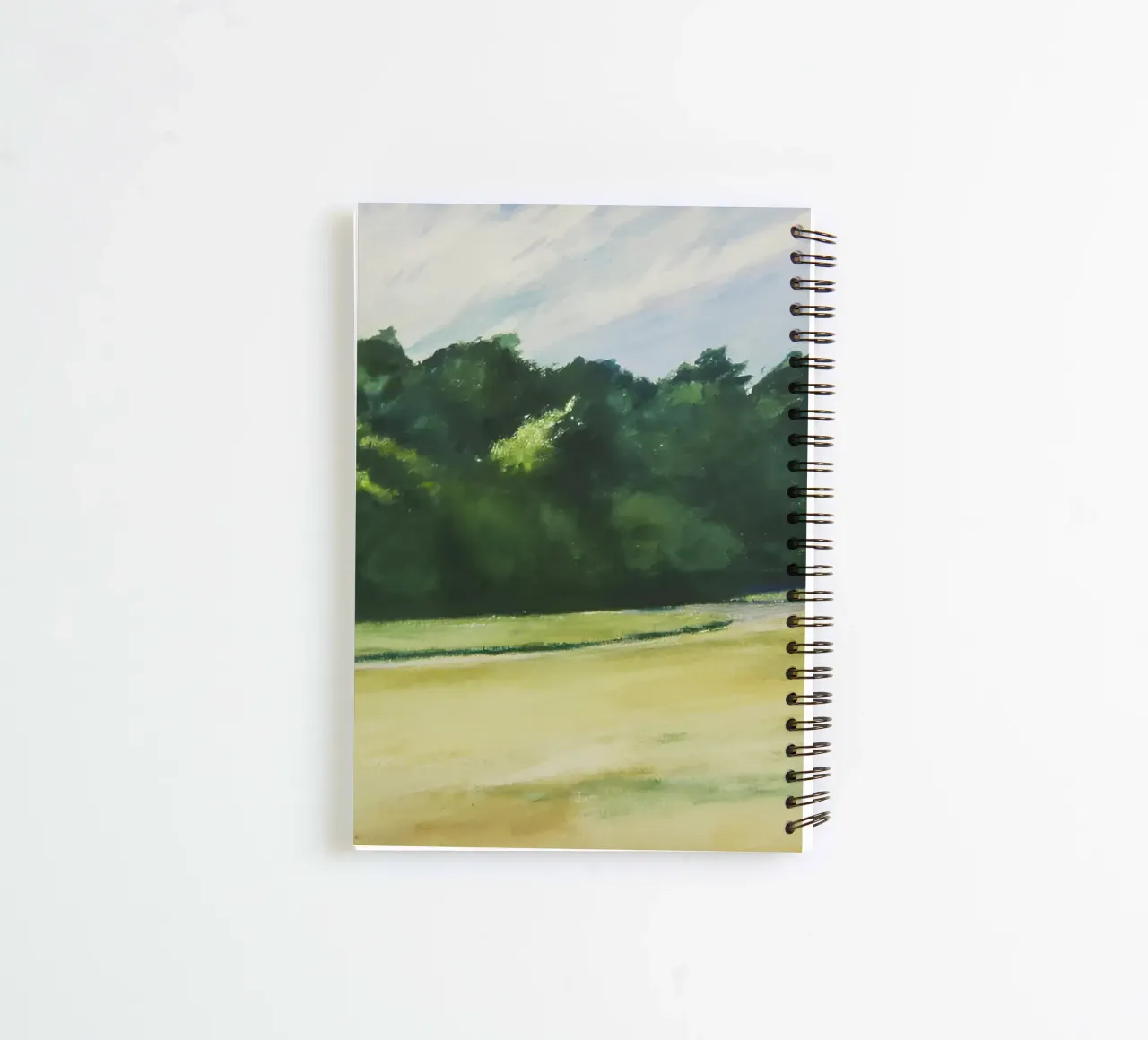 Hopper's "Mass of Trees at Eastham" - American Realism & Nat spiral notebook by NorwesClub