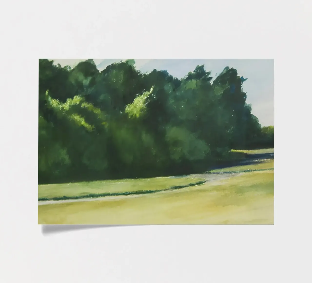 Hopper's "Mass of Trees at Eastham" - American Realism & Nat sticker sheet by NorwesClub