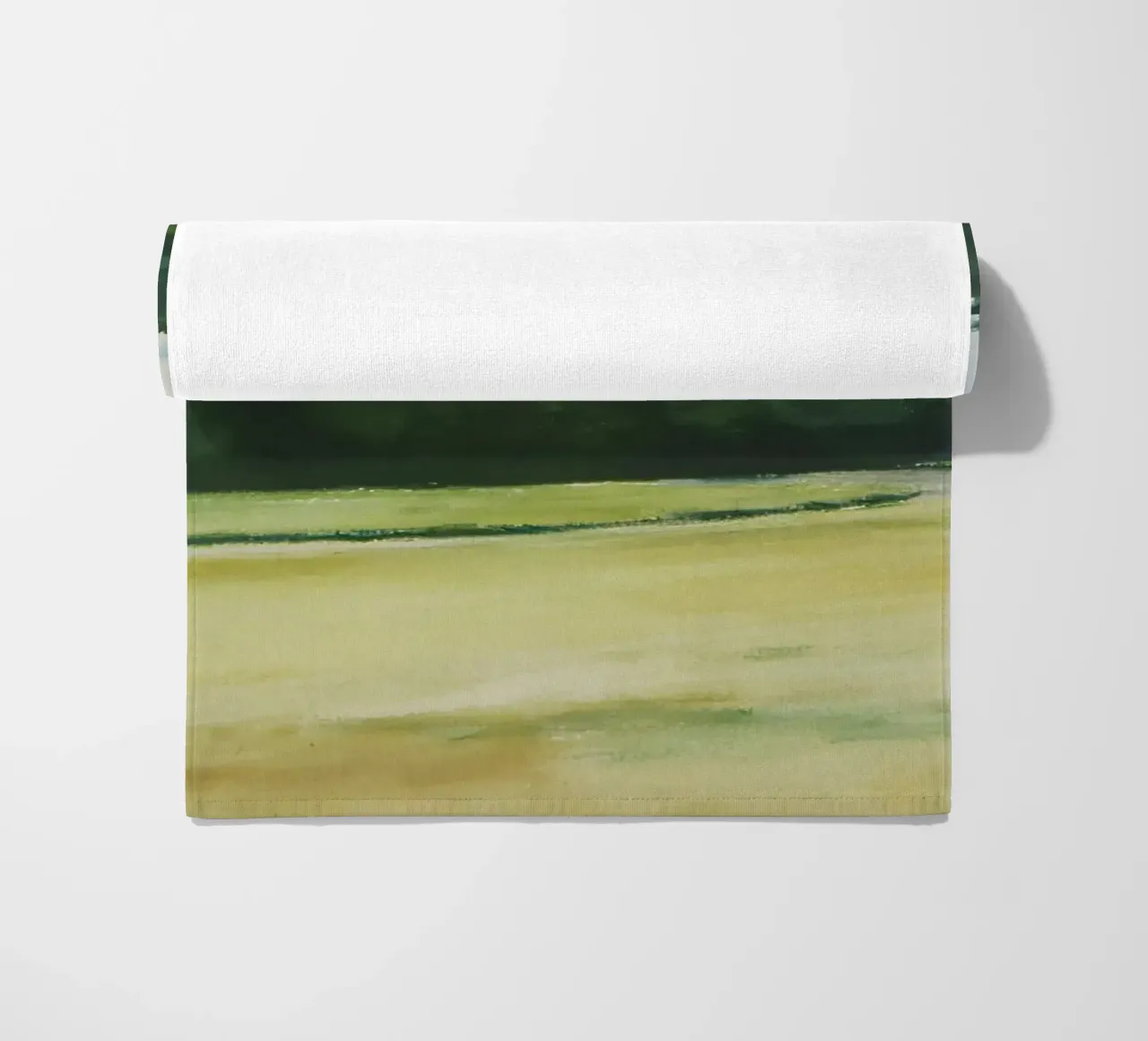 Hopper's "Mass of Trees at Eastham" - American Realism & Nat beach towel by NorwesClub