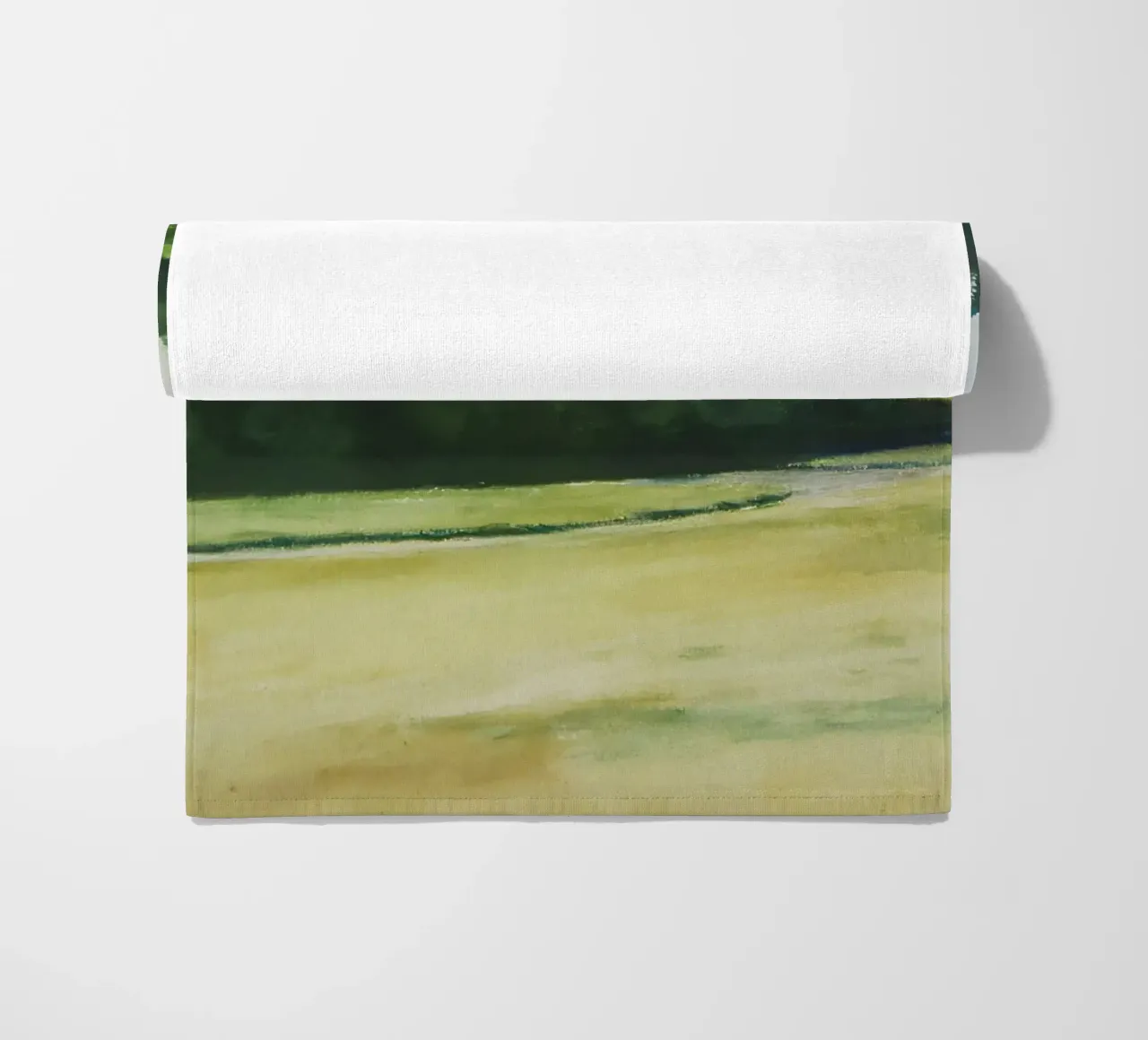 Hopper's "Mass of Trees at Eastham" - American Realism & Nat beach towel by NorwesClub