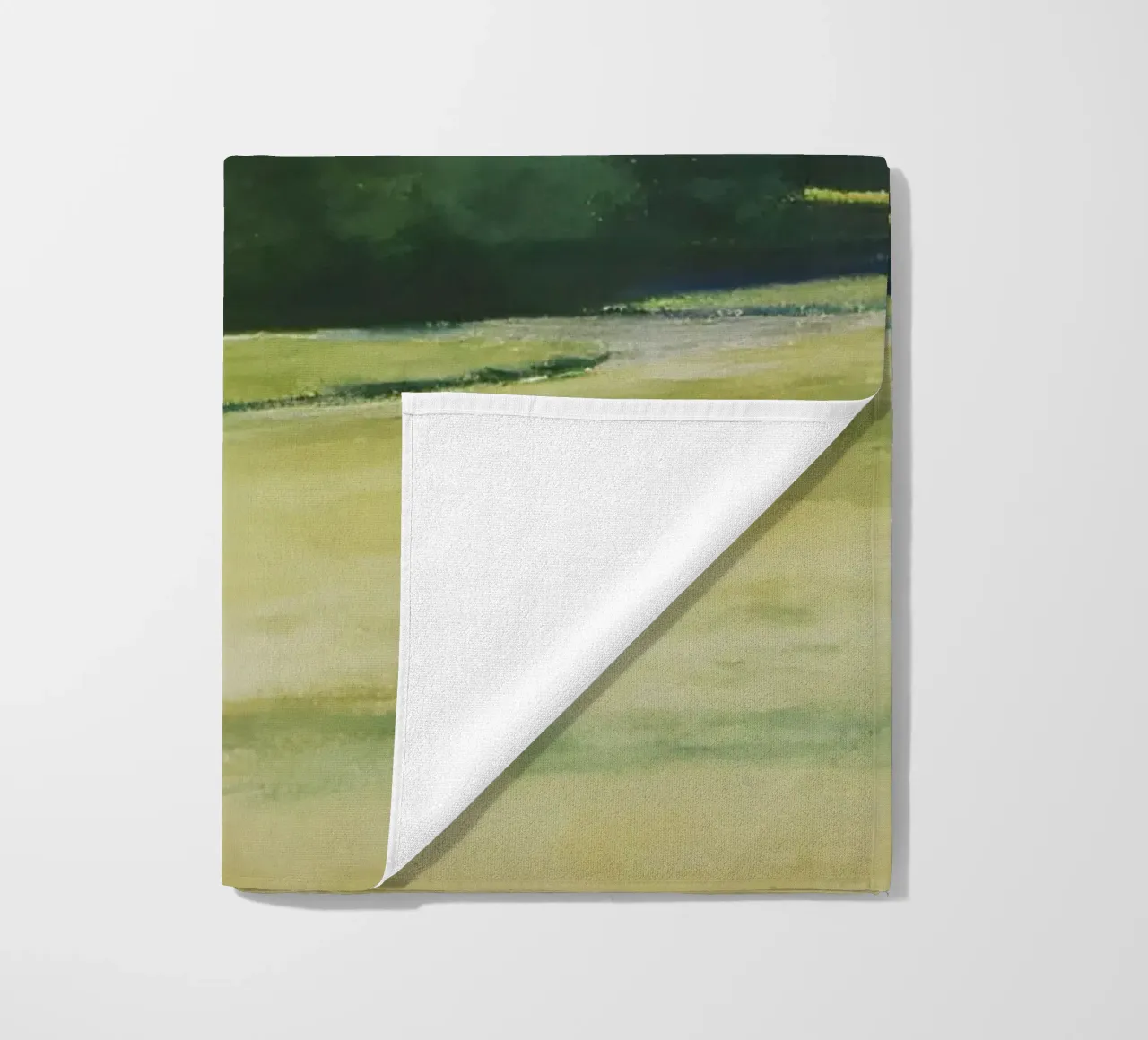 Hopper's "Mass of Trees at Eastham" - American Realism & Nat beach towel by NorwesClub