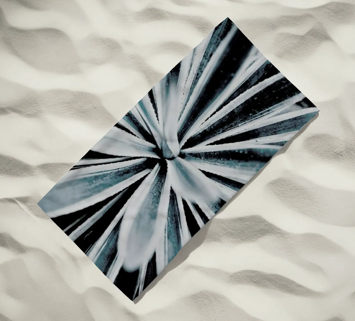 Aerial Forms beach towel by Flora & Fauna