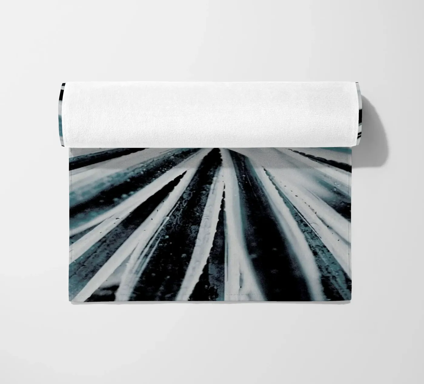 Aerial Forms beach towel by Flora & Fauna