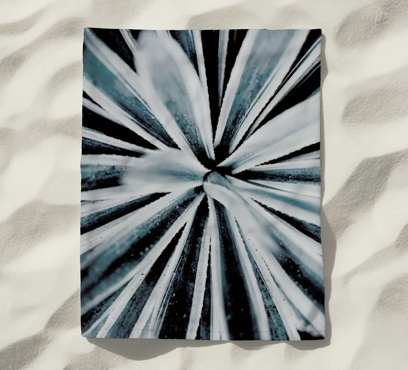 Aerial Forms beach towel by Flora & Fauna