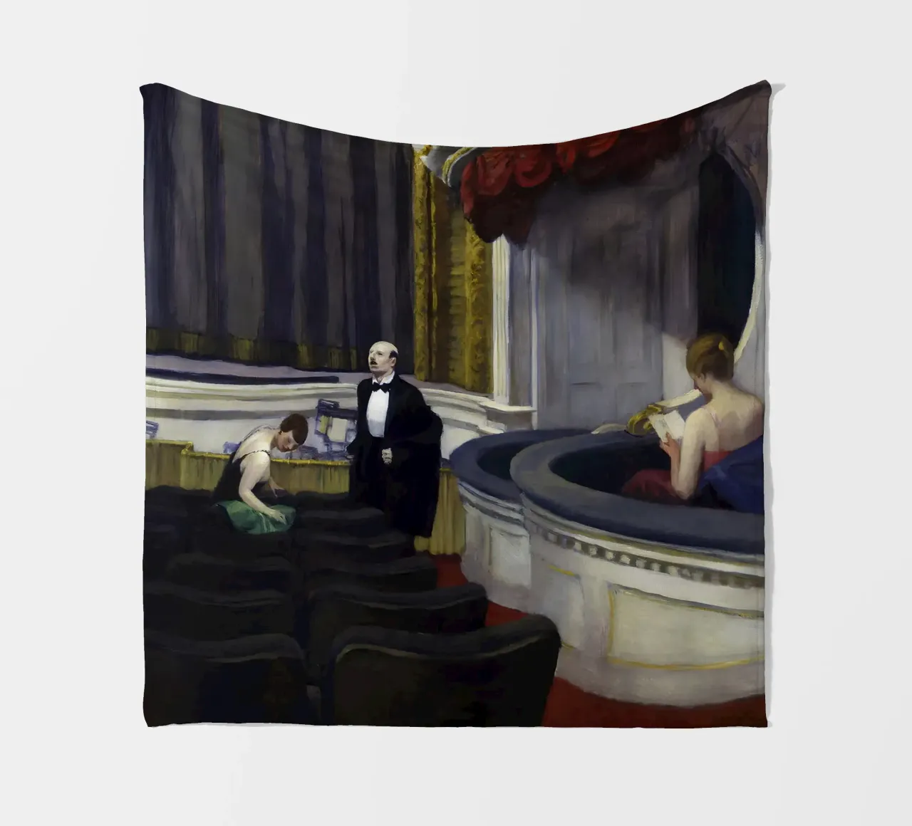 Due sul corridoio" di Hopper - Realismo americano e teatro Sce coperta in pile da NorwesClub