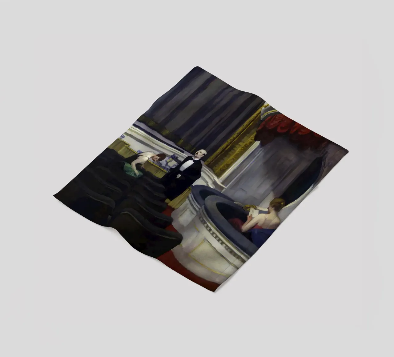 Due sul corridoio" di Hopper - Realismo americano e teatro Sce coperta in pile da NorwesClub