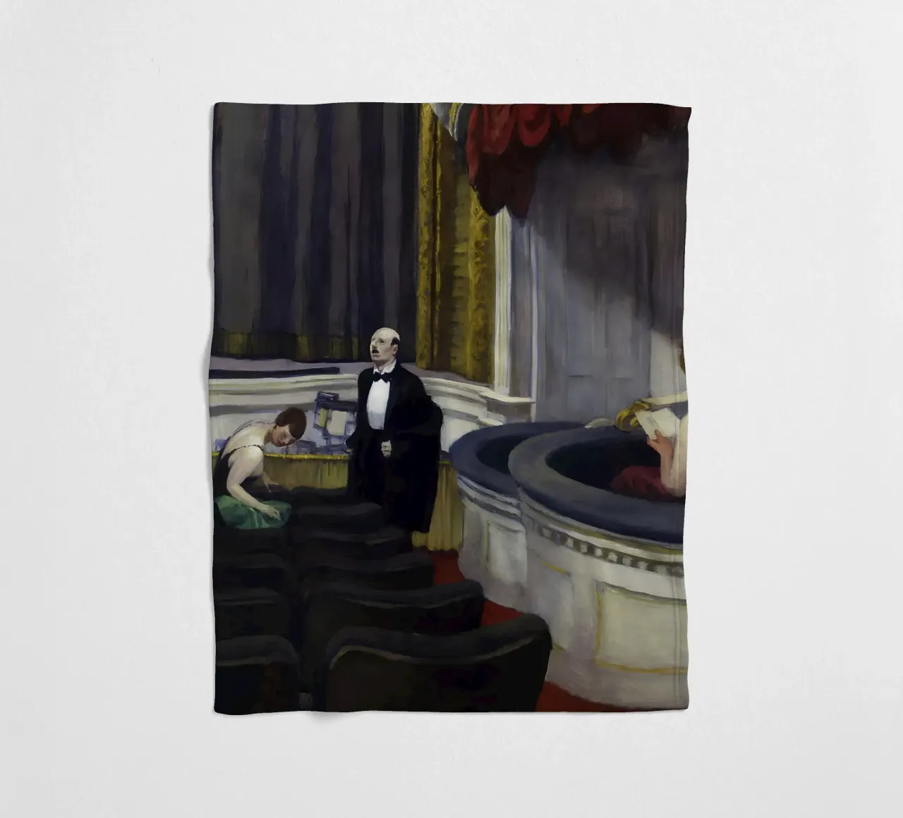 Due sul corridoio" di Hopper - Realismo americano e teatro Sce coperta in pile da NorwesClub