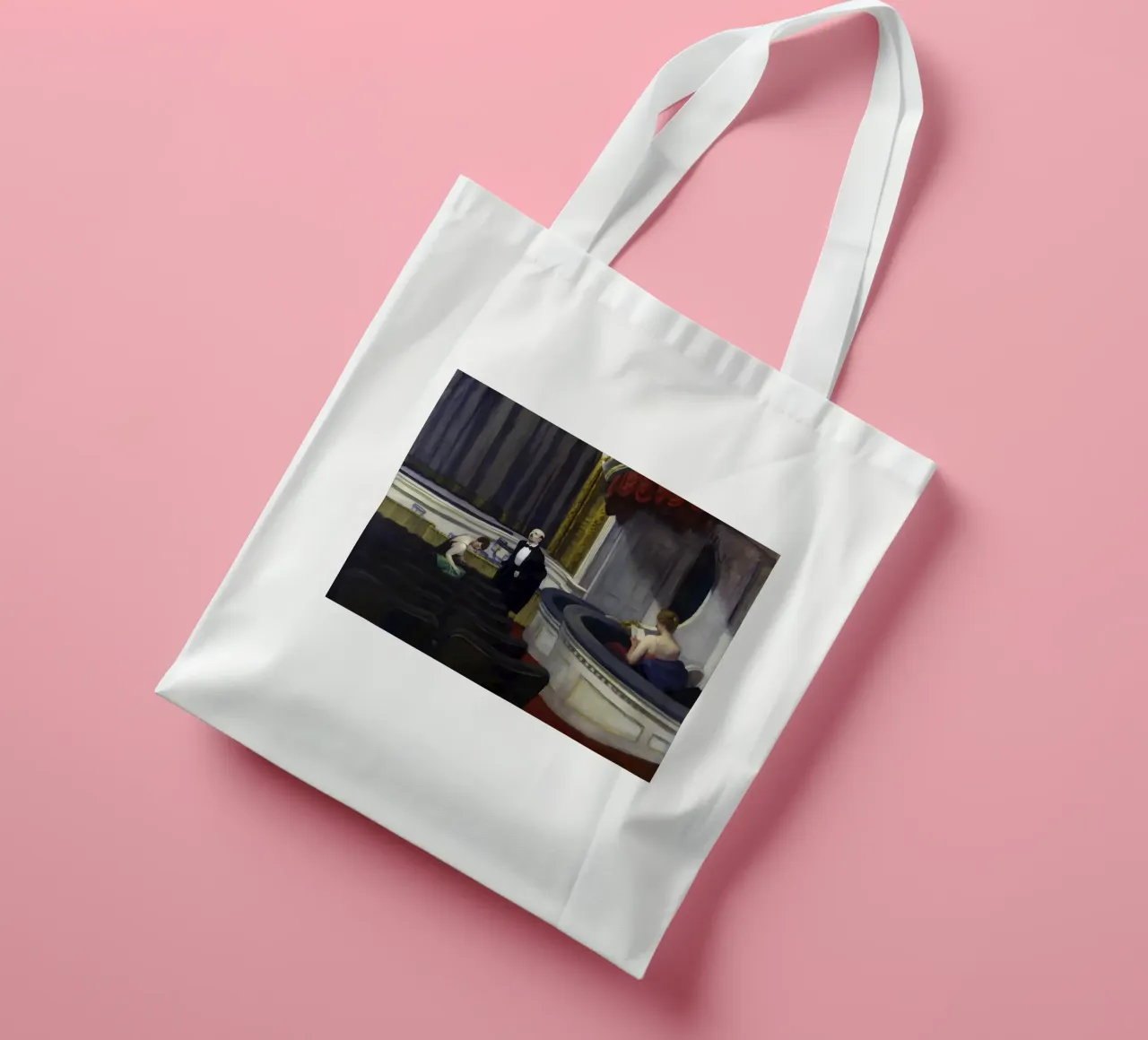 Due sul corridoio" di Hopper - Realismo americano e teatro Sce borsa in juta da NorwesClub