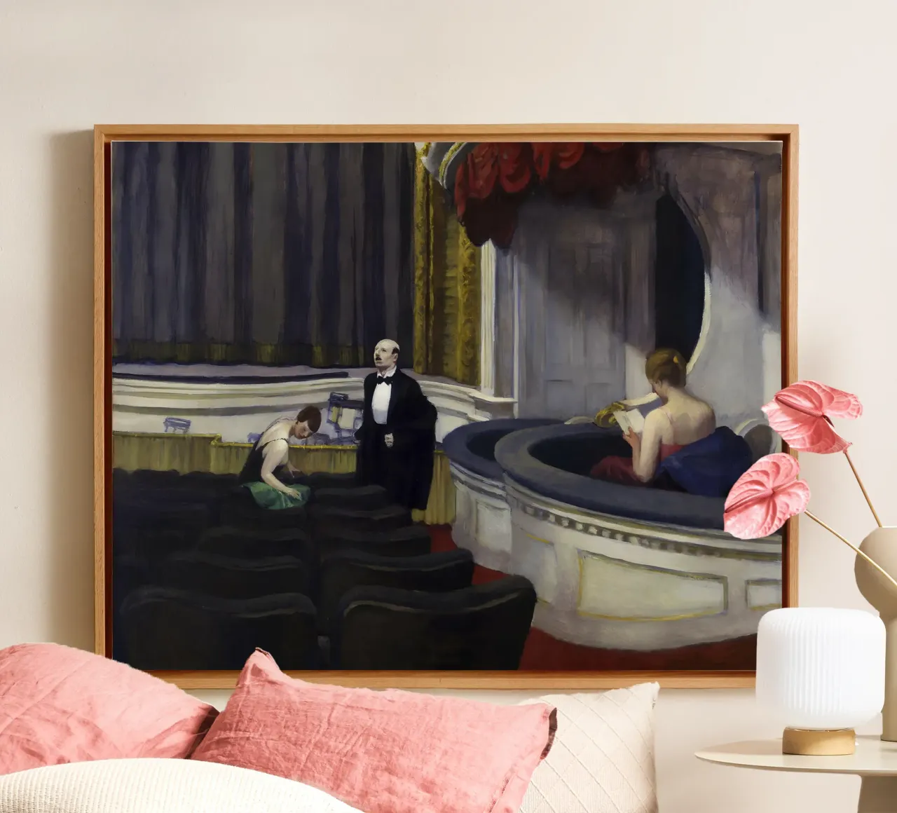 Due sul corridoio" di Hopper - Realismo americano e teatro Sce tela da NorwesClub