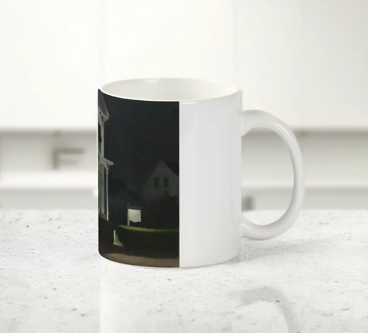 Le "Camere per turisti" di Hopper - Realismo americano e strada tazza in ceramica da NorwesClub