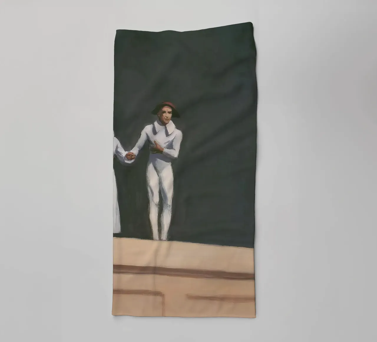 I "due comici" di Hopper - Realismo americano e addio all'arte P asciugamano da bagno da NorwesClub