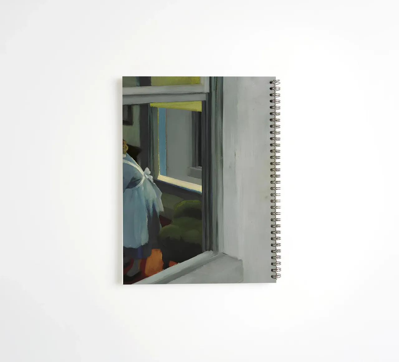 Hopper's "Apartment Houses" - NYC Realism & Urban Architectu spiral notebook by NorwesClub