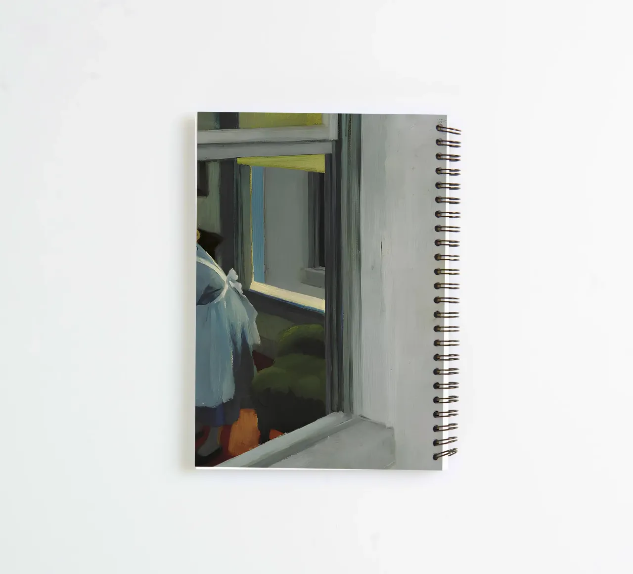 Hopper's "Apartment Houses" - NYC Realism & Urban Architectu spiral notebook by NorwesClub
