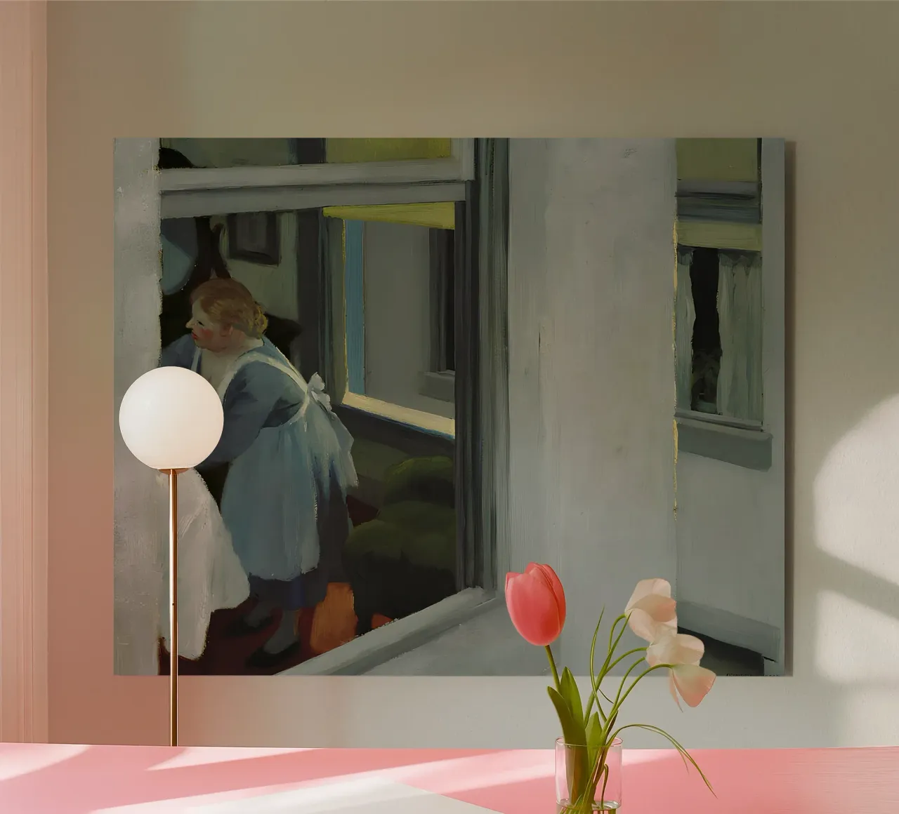 Le "case appartamento" di Hopper - Realismo e architettura urbana a NYC alluminio dibond da NorwesClub