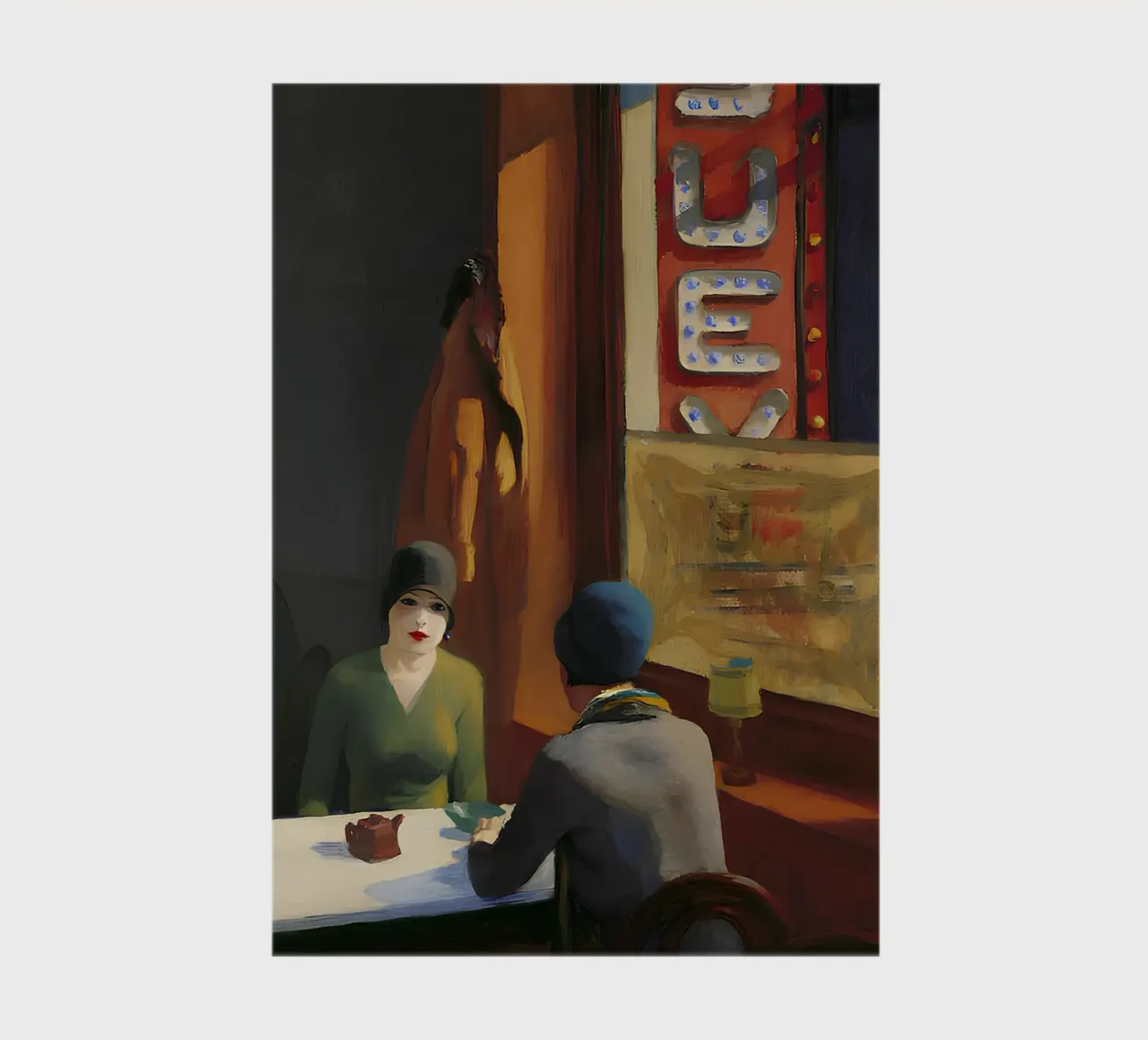 Hopper's "Chop Suey" - American Realism & Urban Cafe Scene P notebook by NorwesClub