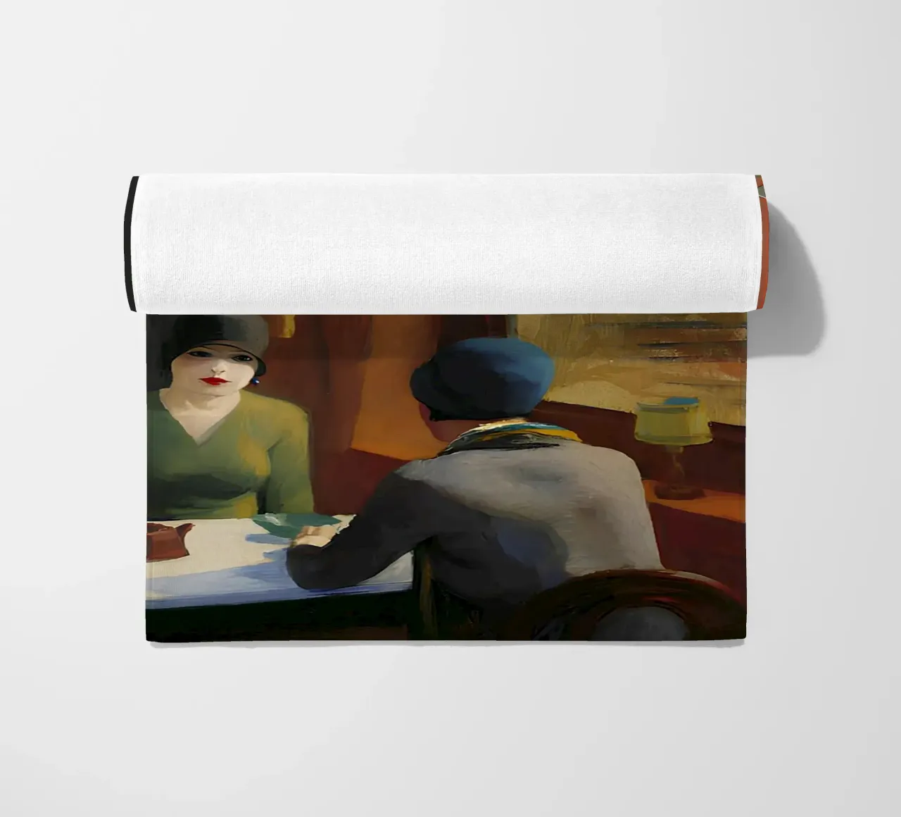 Il "Chop Suey" di Hopper - Realismo americano e scena di un caffè urbano P telo mare da NorwesClub