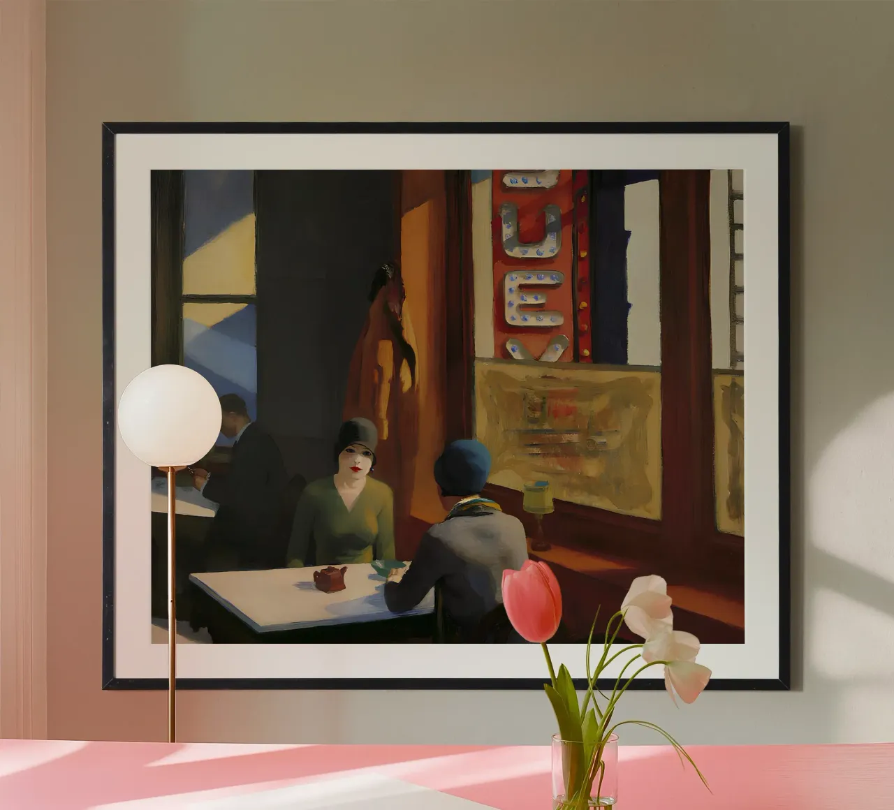 Il "Chop Suey" di Hopper - Realismo americano e scena di un caffè urbano P carta hahnemühle da NorwesClub