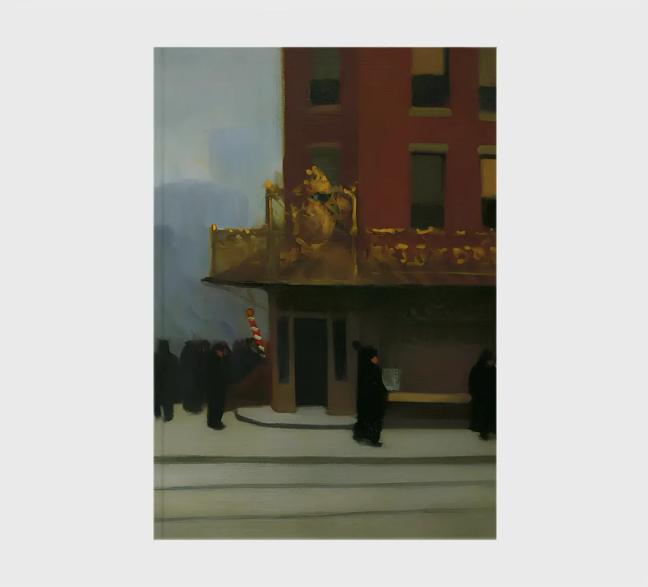New York Corner" de Hopper - Réalisme urbain et architecture D carnet de notes de NorwesClub