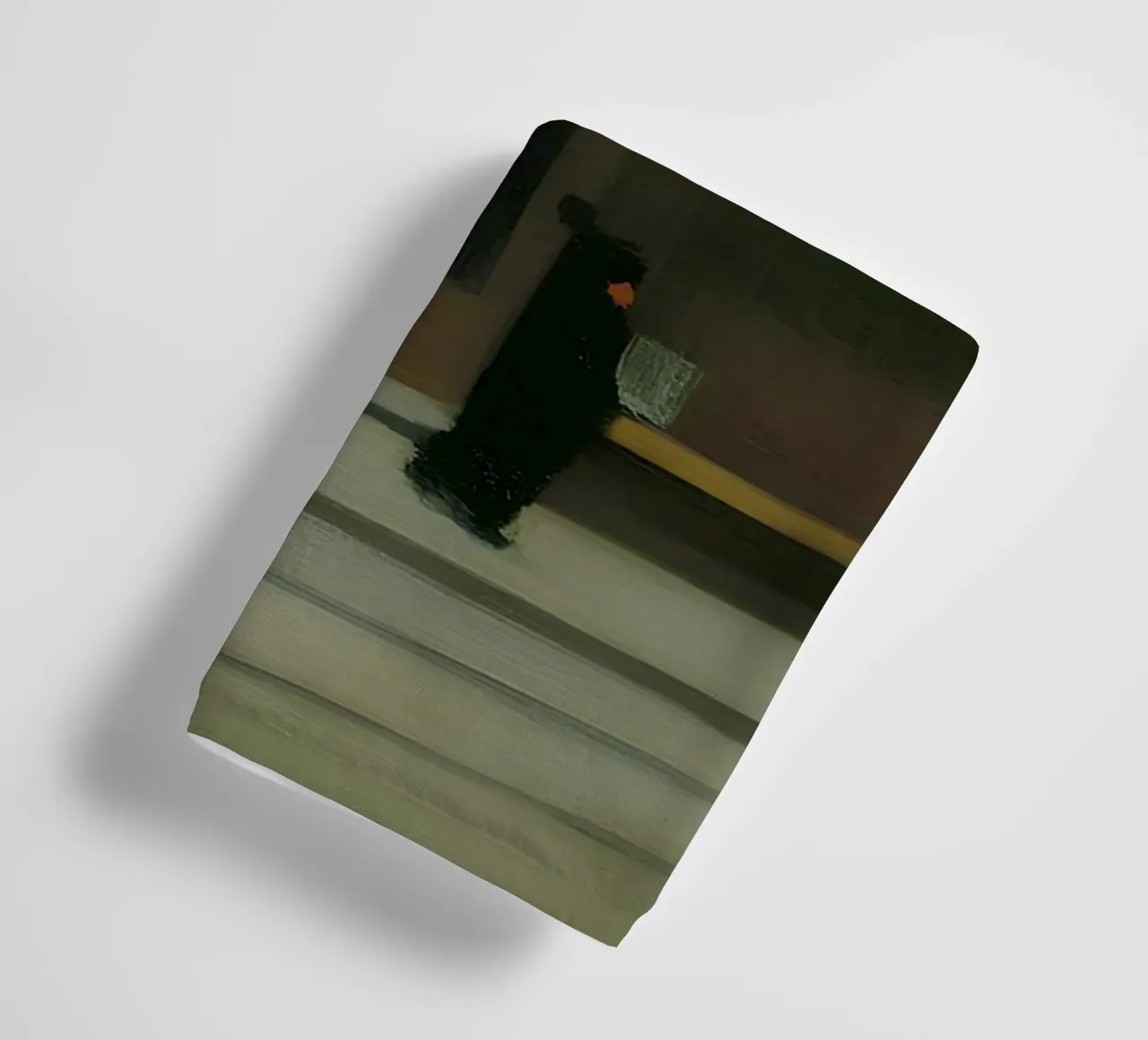 Hopper's "New York Corner" - Stedelijk realisme & architectonisch D badhanddoek van NorwesClub