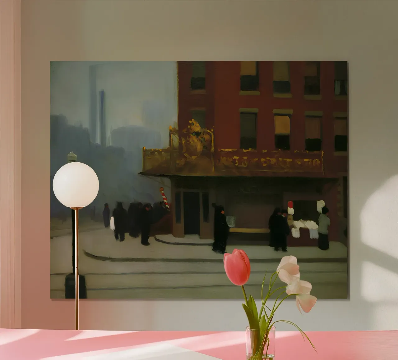L'"angolo di New York" di Hopper - Realismo urbano e architettura D carta hahnemühle da NorwesClub