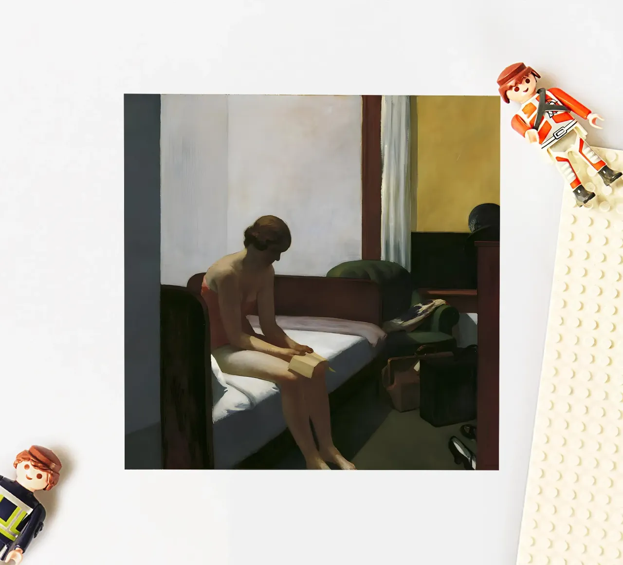 Hopper's "Hotel Room" - American Realism & Introspective Sol sticker by NorwesClub