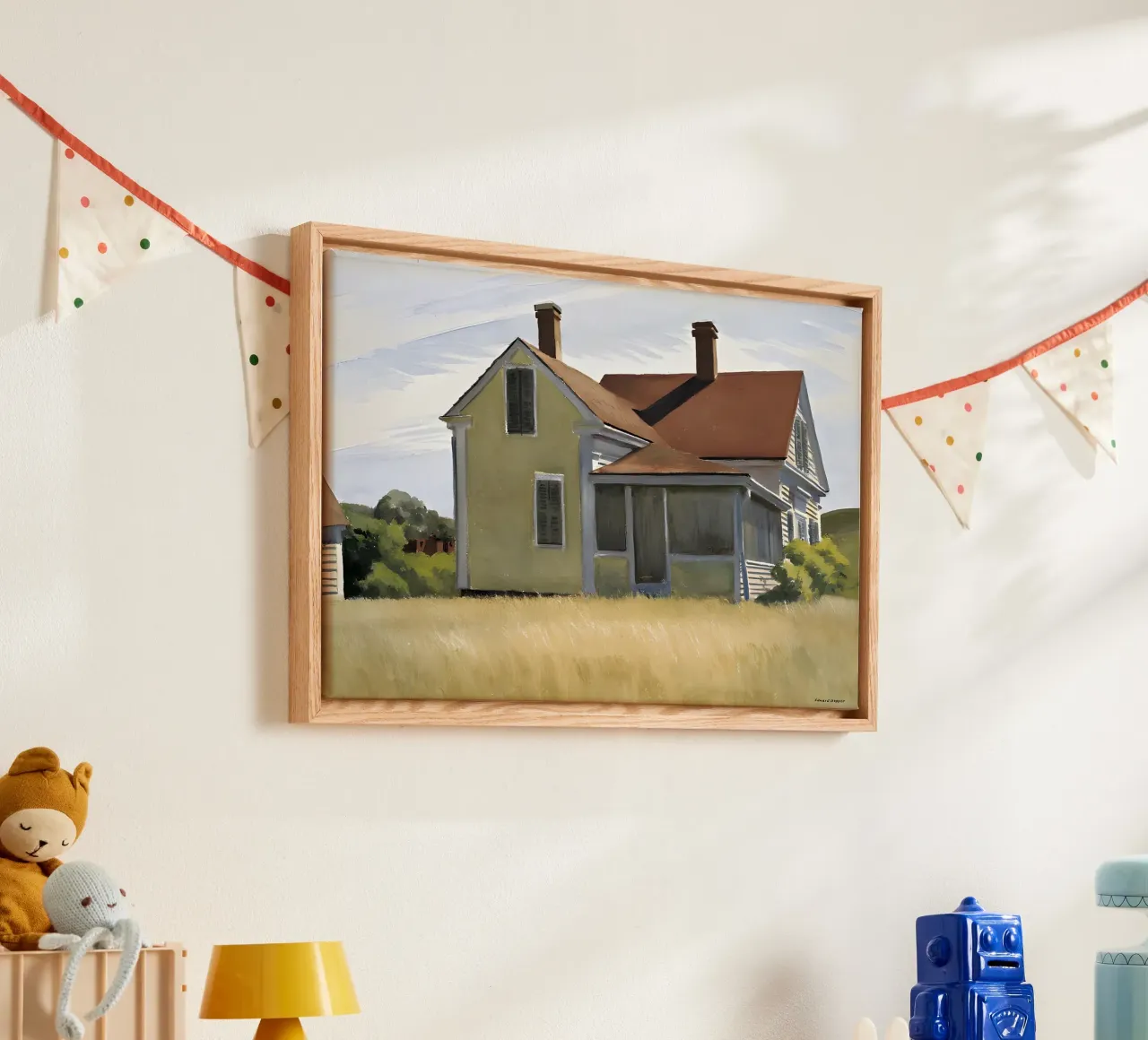 Hopper's "Marshall's House" - Amerikaans realisme & kustboog canvas van NorwesClub