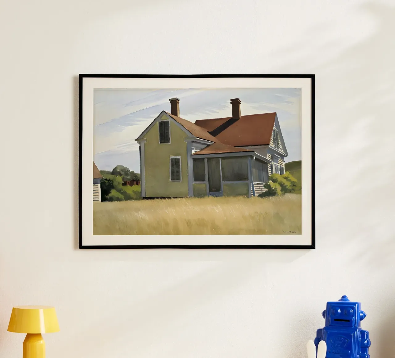 Hopper's "Marshall's House" - Amerikaans realisme & kustboog poster van NorwesClub