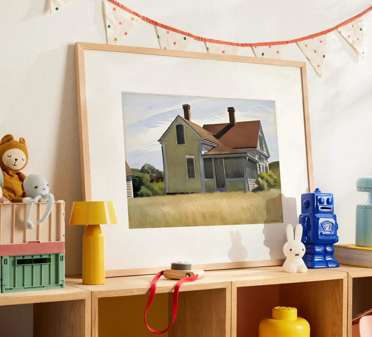 Hopper's "Marshall's House" - Amerikaans realisme & kustboog poster van NorwesClub