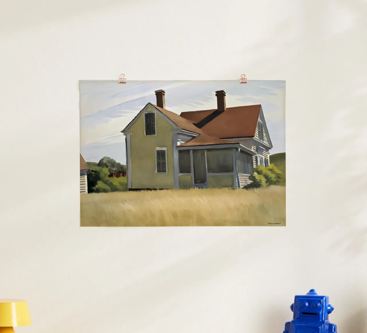 Hopper's "Marshall's House" - Amerikaans realisme & kustboog poster van NorwesClub
