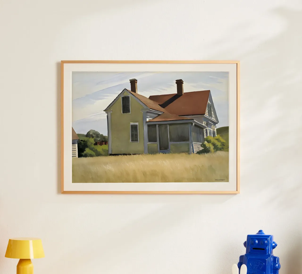 Hopper's "Marshall's House" - Amerikaans realisme & kustboog poster van NorwesClub