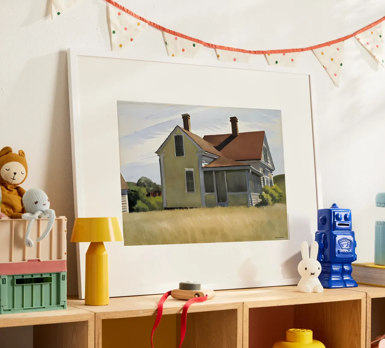 Hopper's "Marshall's House" - Amerikaans realisme & kustboog poster van NorwesClub
