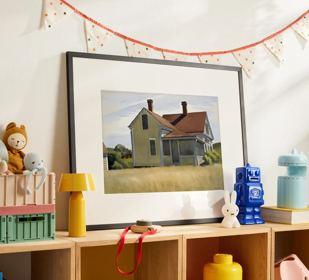 Hopper's "Marshall's House" - Amerikaans realisme & kustboog poster van NorwesClub