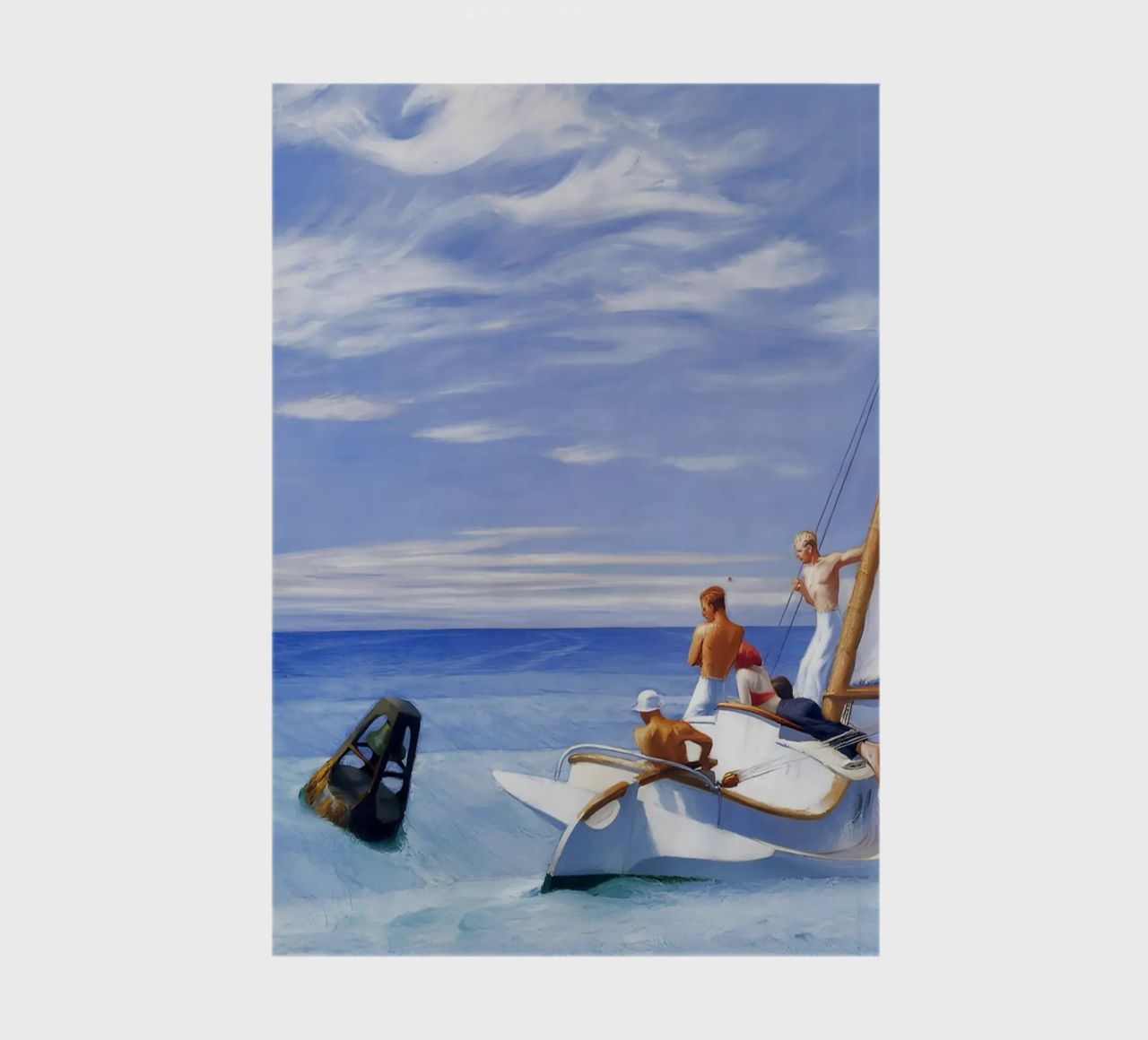 Hopper's "Ground Swell" - American Realism & Maritime Advent notebook by NorwesClub