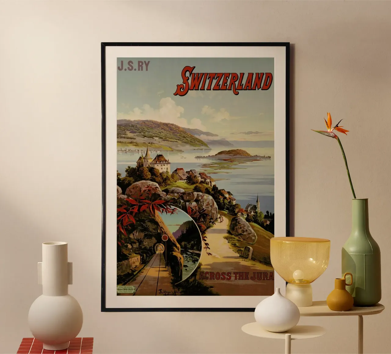 d'Alesi - Switzerland Across the Jura poster da ARTOTHEK
