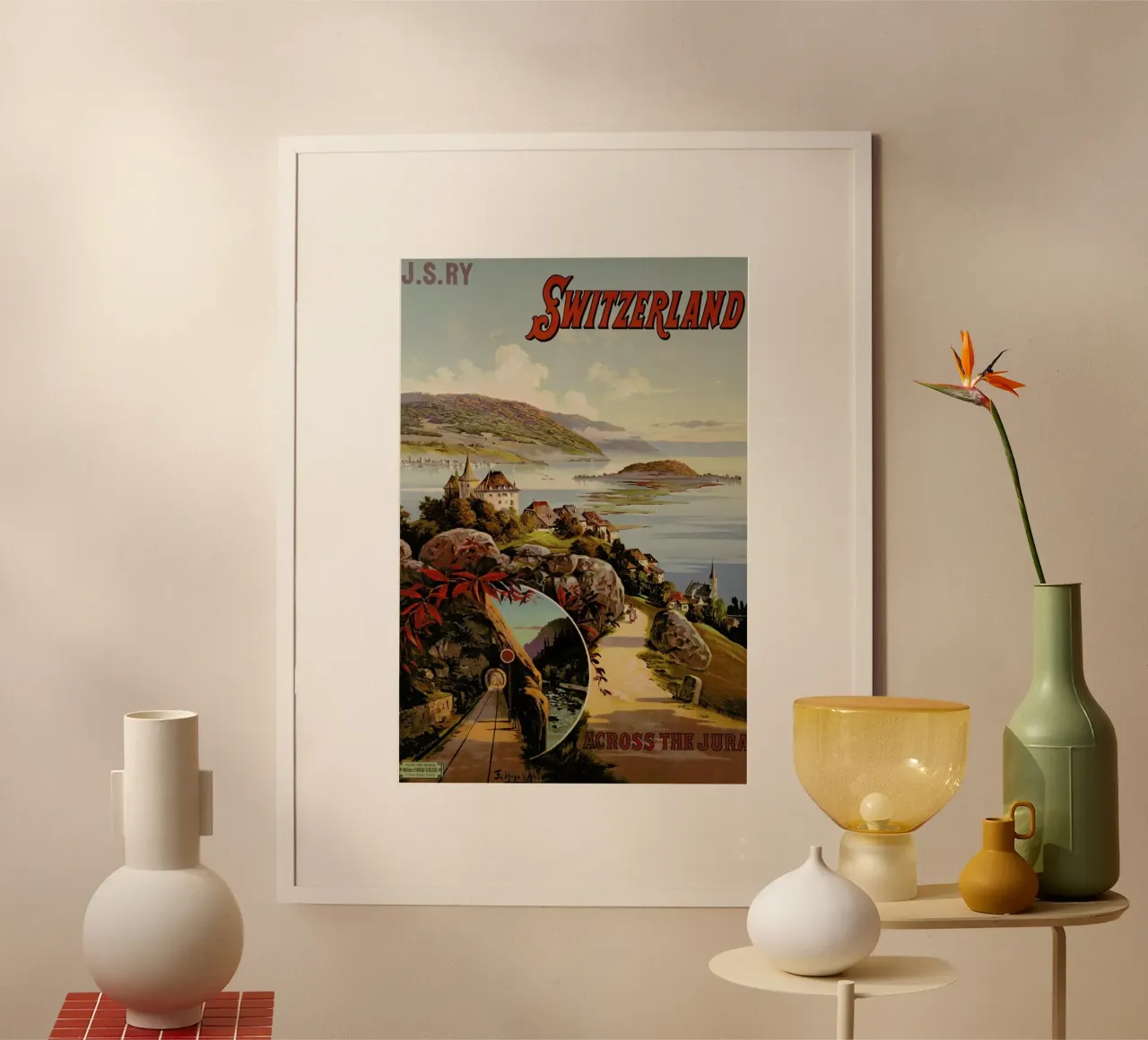 d'Alesi - Switzerland Across the Jura poster da ARTOTHEK