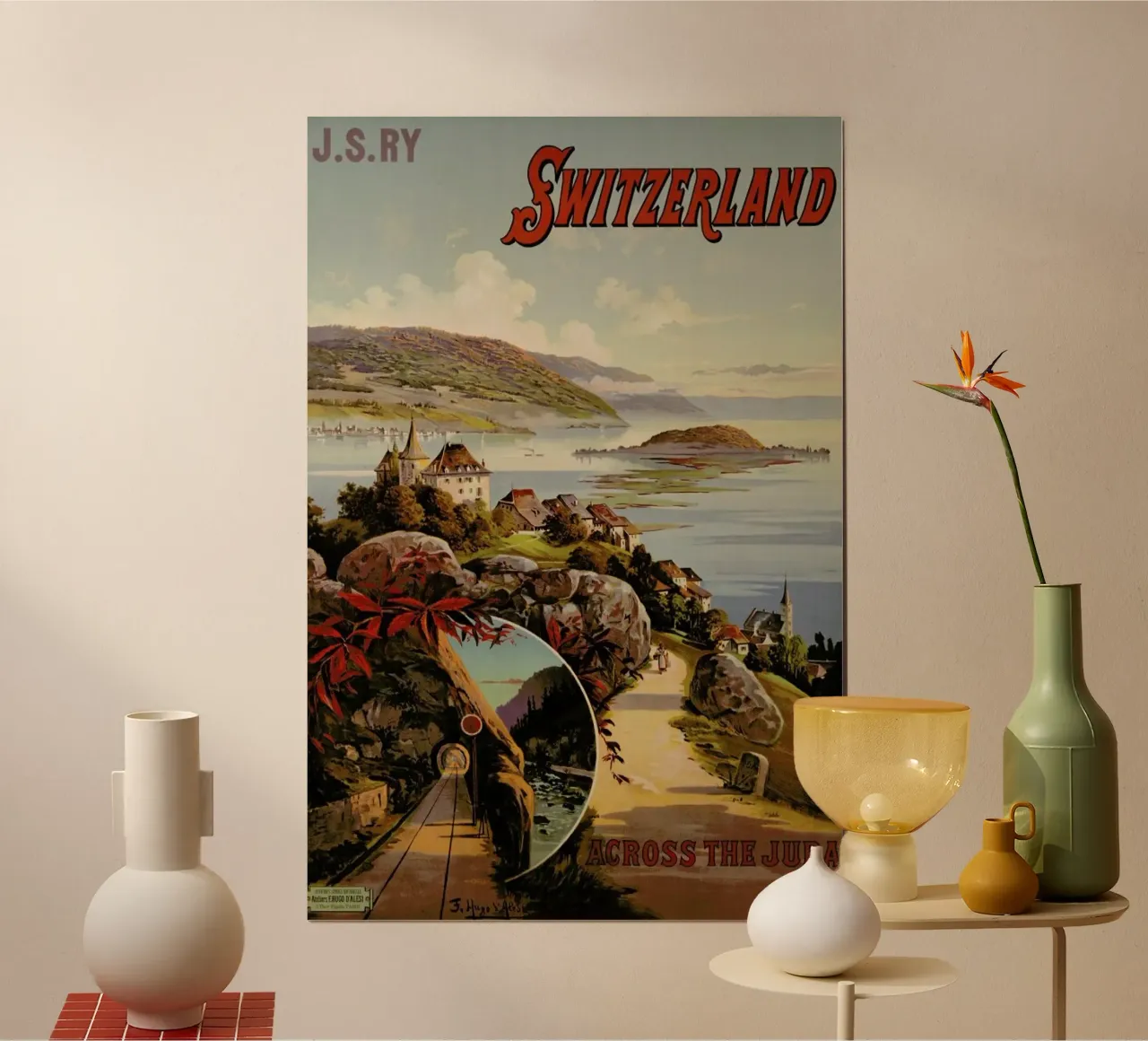 d'Alesi - Switzerland Across the Jura poster da ARTOTHEK