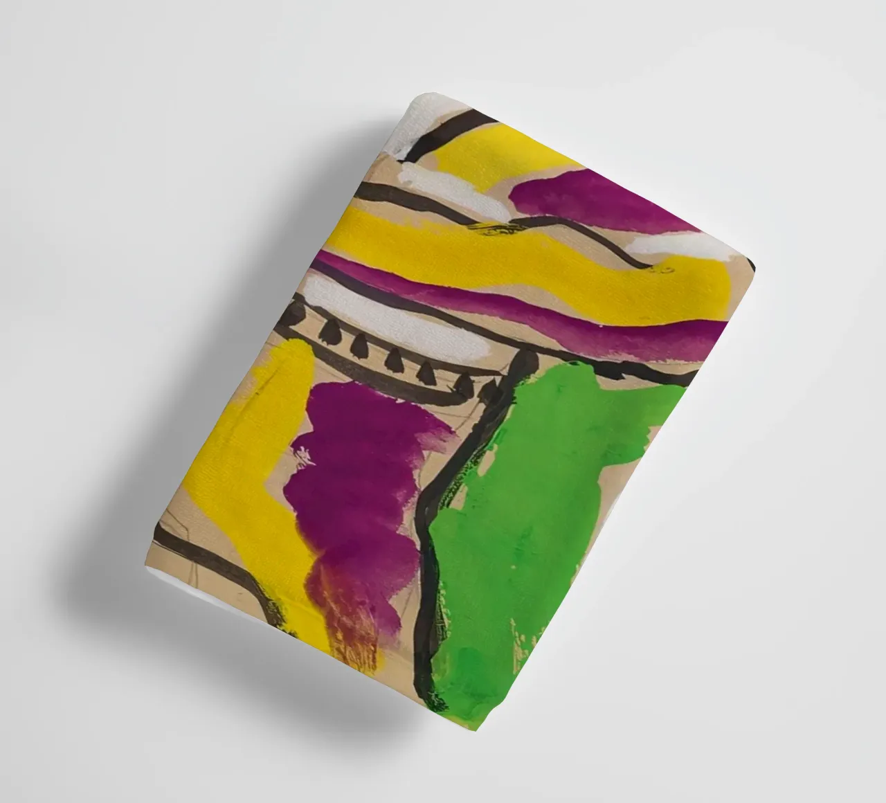 Léger's "Acrobats" - Cubist Circus & Vibrant Modernist Figur towel by NorwesClub