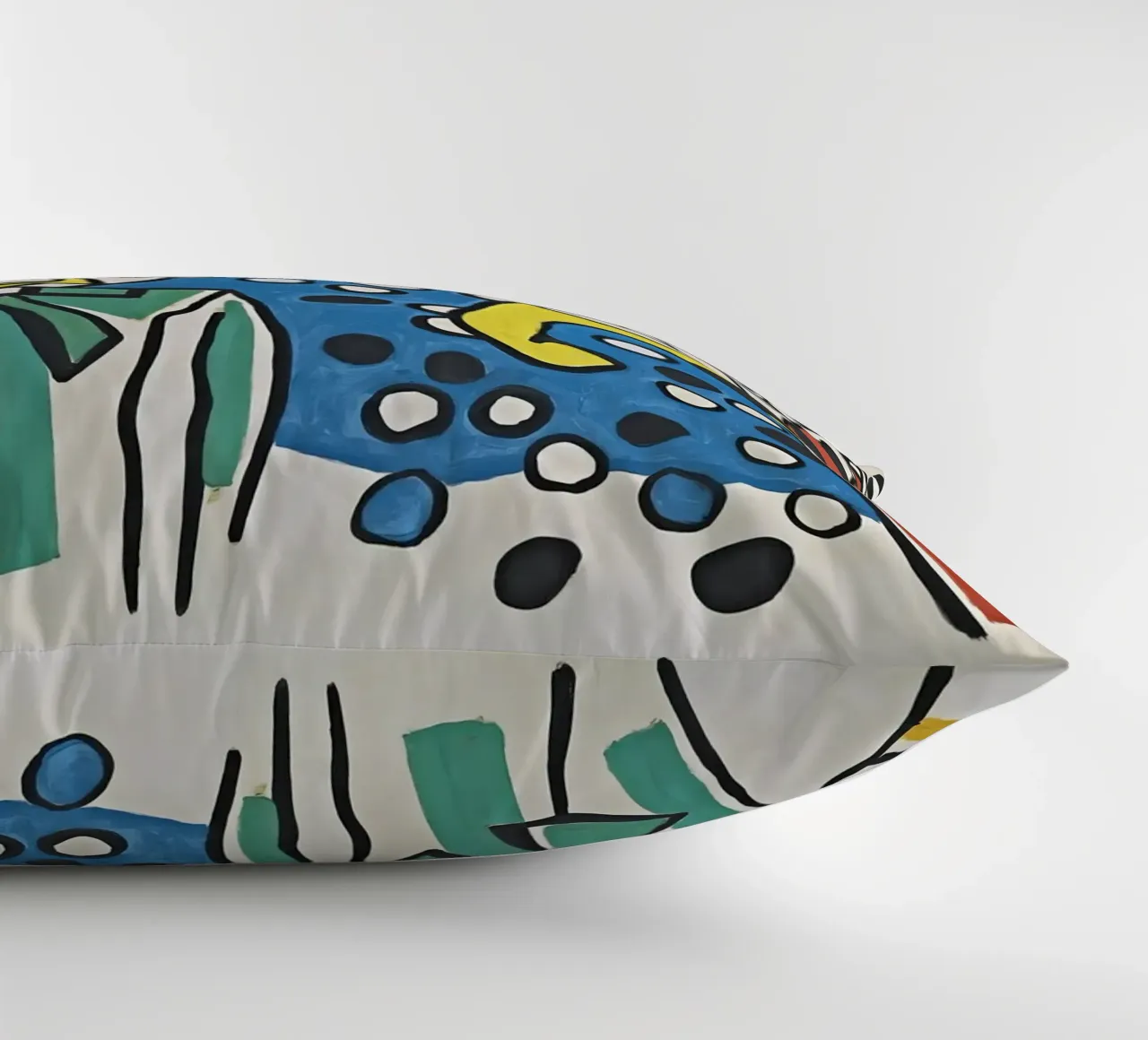Léger's "Clowns & Horses" - Cubist Circus & Vibrant Modernis decorative cushion by NorwesClub