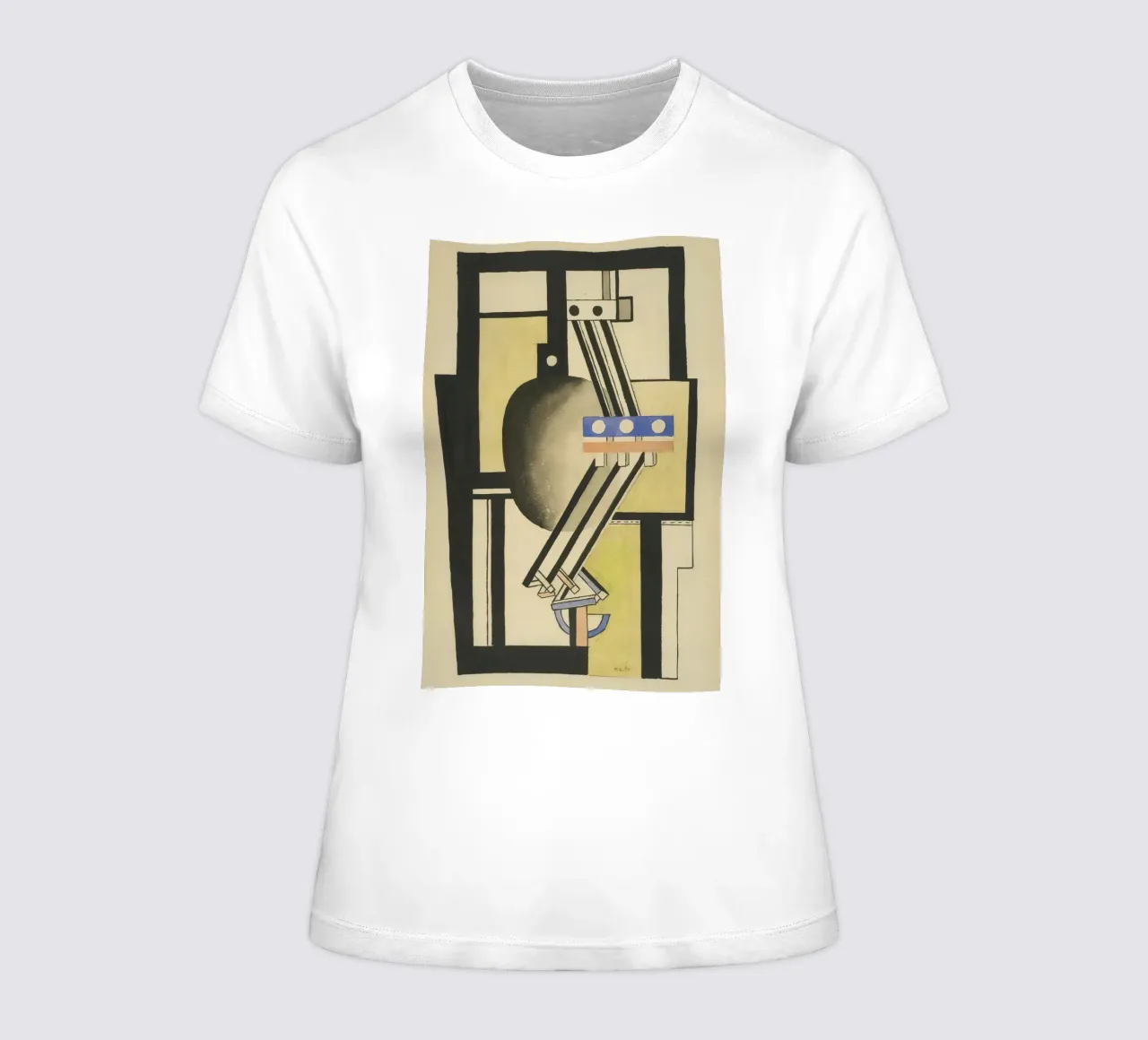 La "Composizione" di Léger - Cubismo meccanicistico e modalità industriale t-shirt da donna da NorwesClub