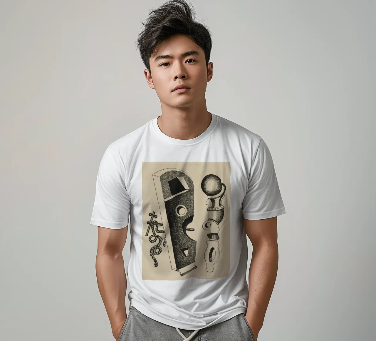 Léger's "Composition" - Dynamic Cubist Abstraction & Moderni t-shirt by NorwesClub