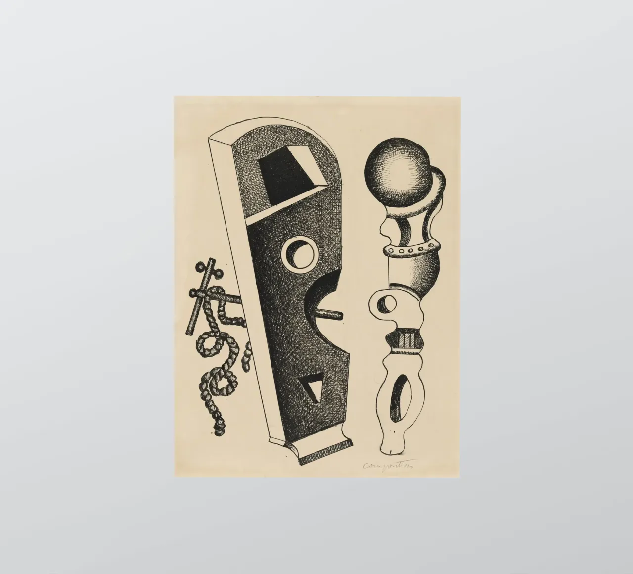 Léger's "Composition" - Dynamic Cubist Abstraction & Moderni sticker by NorwesClub