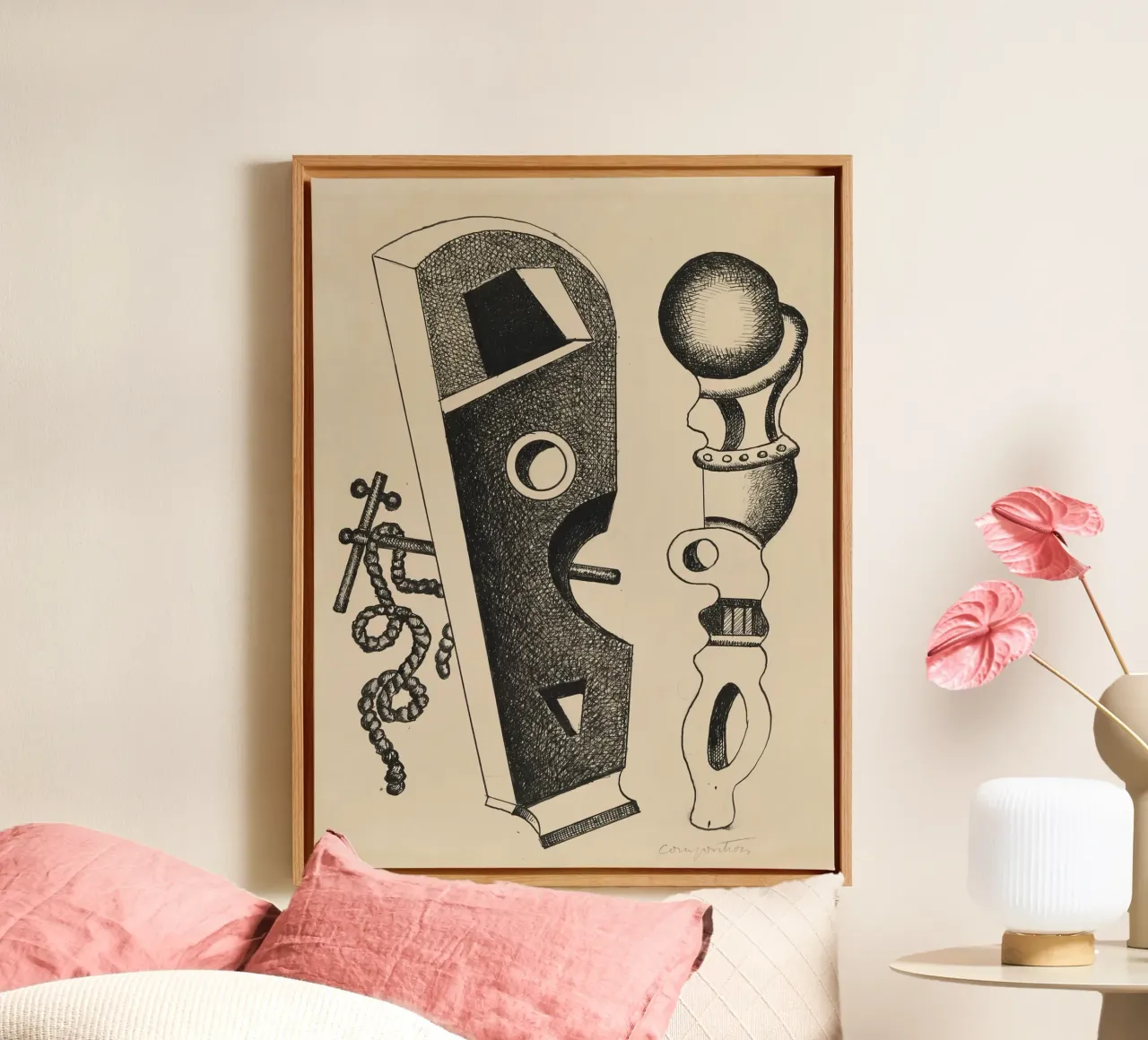 Léger's "Composition" - Dynamic Cubist Abstraction & Moderni canvas by NorwesClub