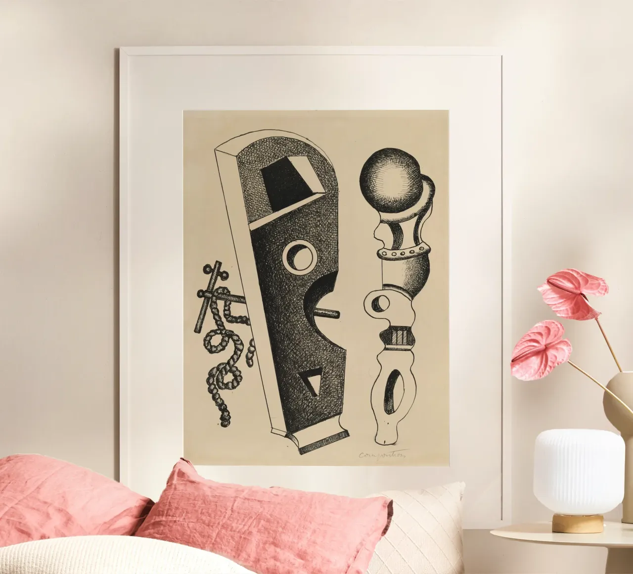 Léger's "Composition" - Dynamic Cubist Abstraction & Moderni hahnemühle by NorwesClub
