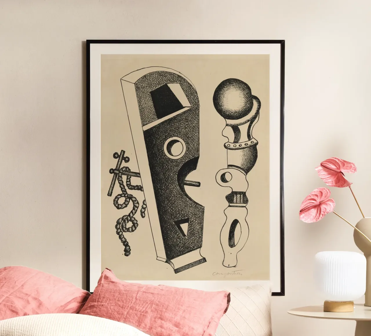 Léger's "Composition" - Dynamic Cubist Abstraction & Moderni hahnemühle by NorwesClub