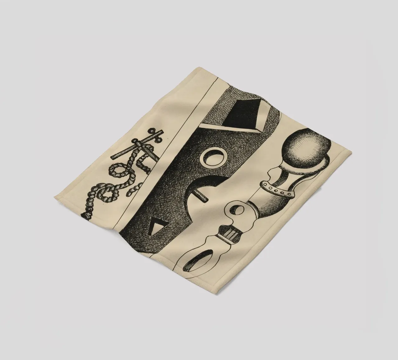 Léger's "Composition" - Dynamic Cubist Abstraction & Moderni fleece blanket by NorwesClub