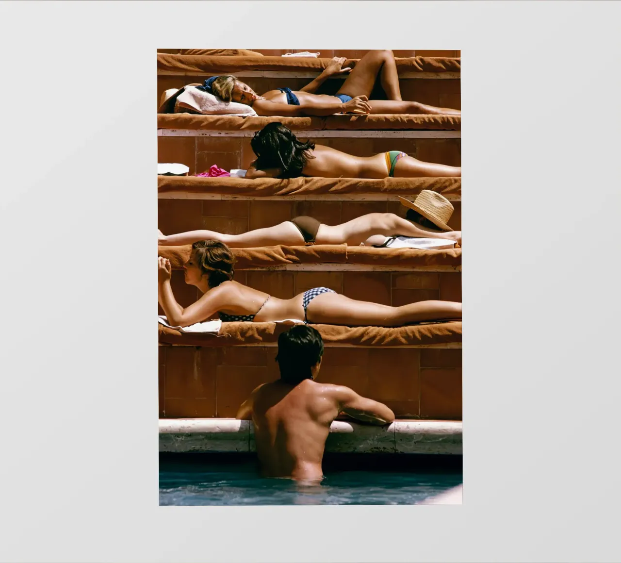 L'occhio dell'osservatore - Slim Aarons telo in pvc da Chrisvintage