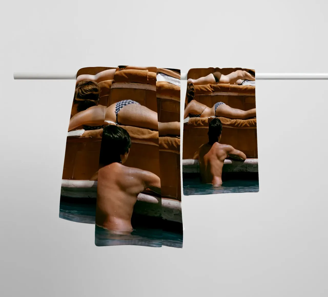L'occhio dell'osservatore - Slim Aarons asciugamano da bagno da Chrisvintage