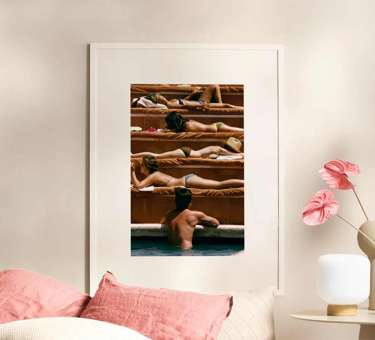 L'occhio dell'osservatore - Slim Aarons carta hahnemühle da Chrisvintage