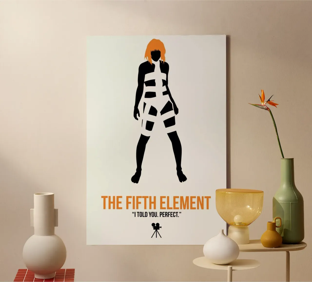 The Fifth Element tela con Cornice a cassetta da Naxart